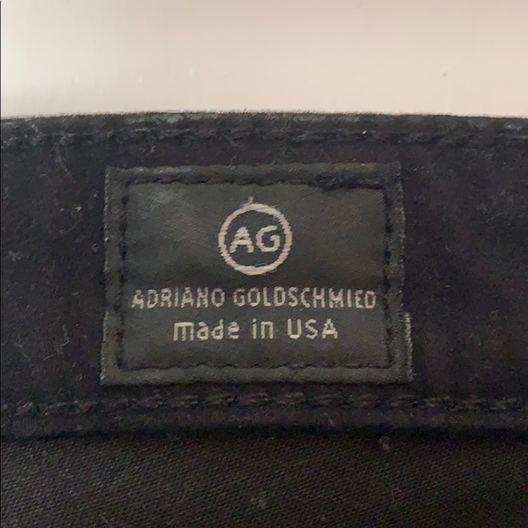 AdrianoGoldschmeid “leatherlook” black jeans sz28R - Picture 3 of 4